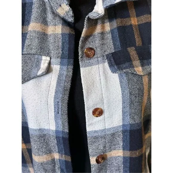 SHEIN LUNE Ladies' Plaid Oversized Peacoat Sz Large - Picture 4 of 7